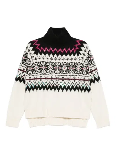 Semicouture Fair Isle-knit Jumper In Multi