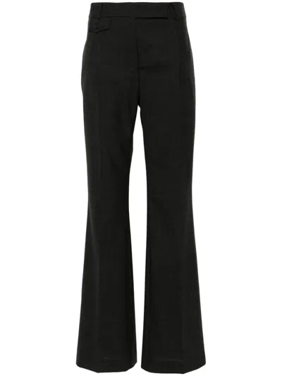 Semicouture Flared Trousers In 灰色