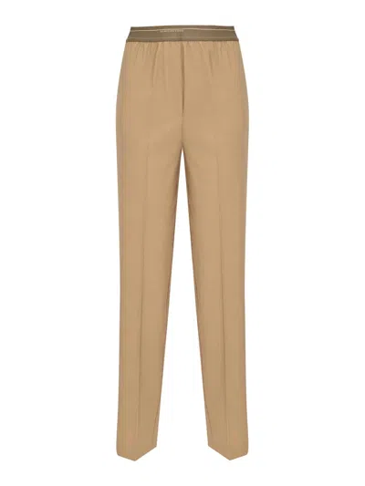 Semicouture Gabriela Pants In Neutral