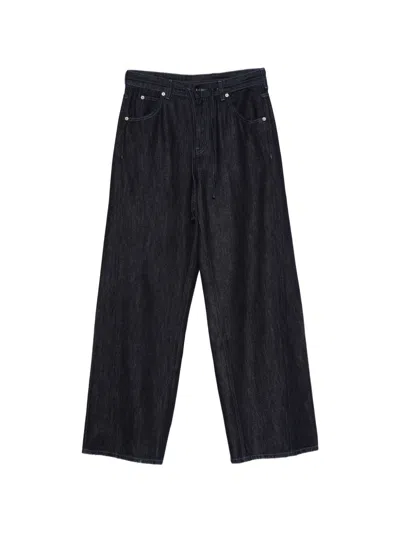 Semicouture Gema Cotton Trousers In Black