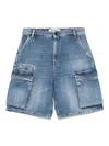 SEMICOUTURE SEMICOUTURE GEMA DENIM SHORTS