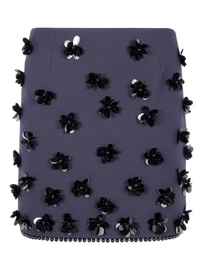 Semicouture Georgina Skirt In Blue