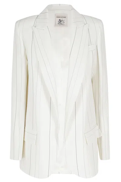 Semicouture Giacca Candida In White