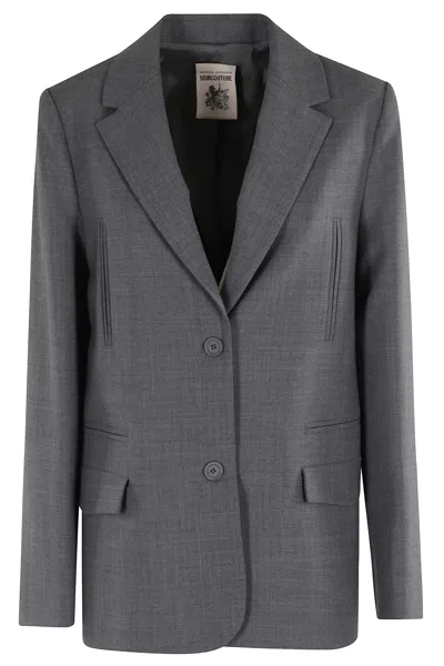 Semicouture Semi Couture Isabella Jacket In Gray