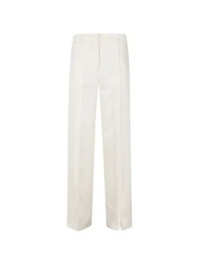 Semicouture Guiditta Pressed-crease Trousers In Red