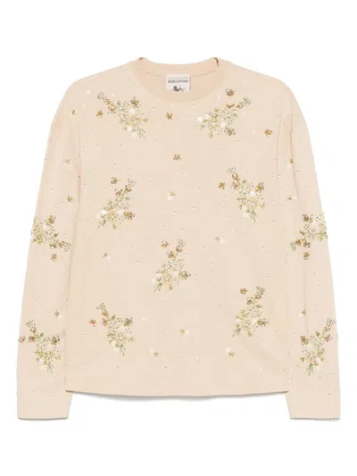 Semicouture Heidi T-shirt In Neutrals