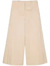 SEMICOUTURE HOLLY WIDE LEG COTTON TROUSERS