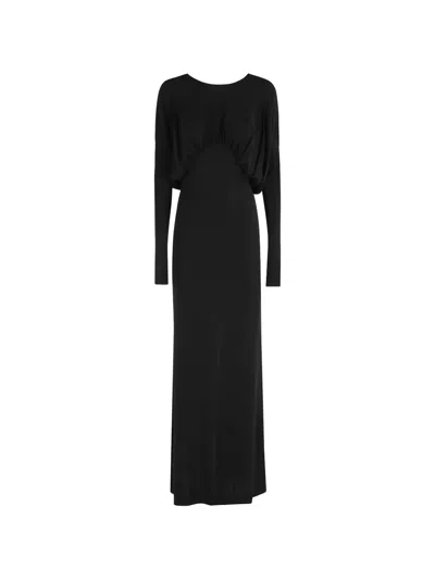 Semicouture Ignacia Maxi Dress In Black