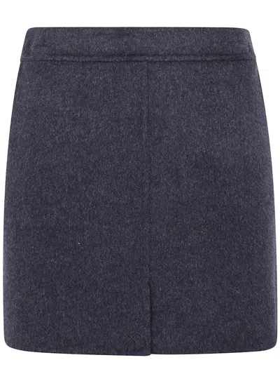 Semicouture "ilaria" Skirt Clothing In Blue