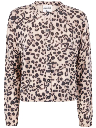 Semicouture Maglia Serenella In Animal Print