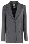 Semicouture Semi Couture Isabella Jacket In Gray