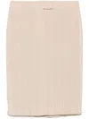 Semicouture Isolde Midi Skirt In Neutrals