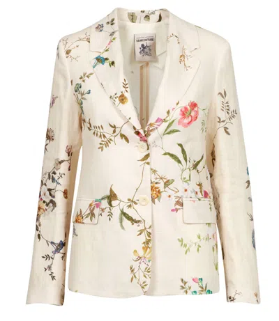 Semicouture Jackets Cream In White