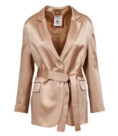 Semicouture Jackets In Gold