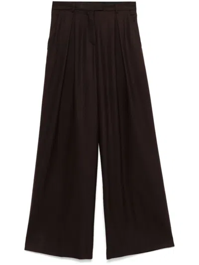 Semicouture Jacob Trousers In Brown