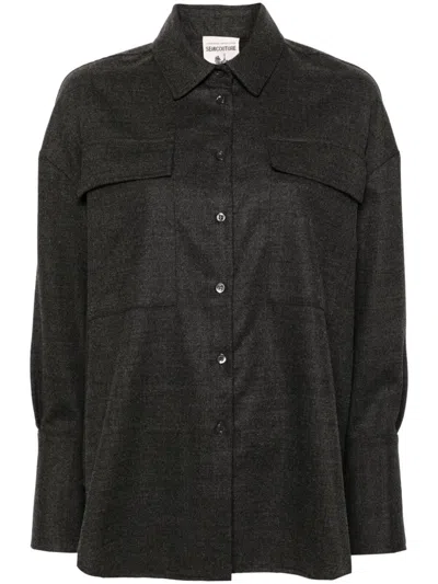 SEMICOUTURE JACQUELINE WOOL SHIRT