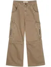 SEMICOUTURE SEMICOUTURE JAIMEE COTTON CARGO TROUSERS