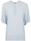 Semicouture Jana Blouse Clothing In Blue