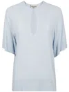 Semicouture Jana Blouse Clothing In Blue