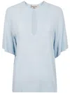 Semicouture Jana Blouse Clothing In Sky