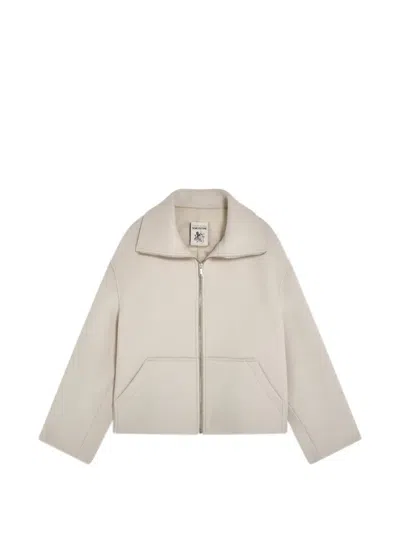 Semicouture Jane Zip-up Collar Jacket In Multi