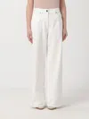 SEMICOUTURE 牛仔裤 SEMICOUTURE 女士 颜色 白色,F52467001