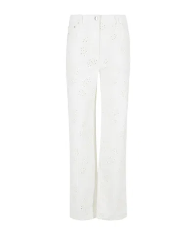 Semicouture Jeans With Belt Loops In White