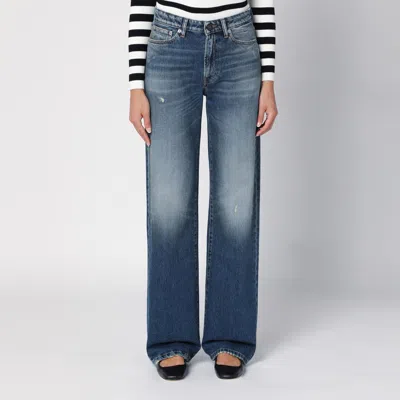 Semicouture Jennifer Blue Washed Jeans In Light Blue