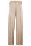 Semicouture Semi Couture Jhonny Wide-leg Trousers In Cachi