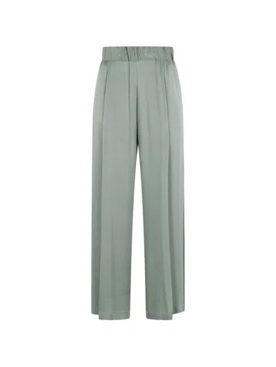 Semicouture Elasticated Trousers In Gray