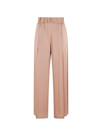 Semicouture Elasticated Trousers In Pink