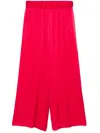 Semicouture Jhonny Palazzo Pants In Red