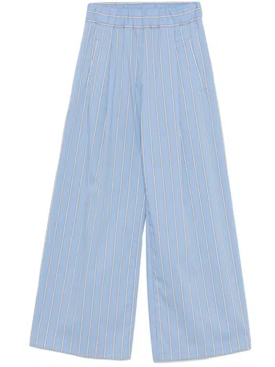SEMICOUTURE SEMICOUTURE JHONNY STRIPED COTTON TROUSERS