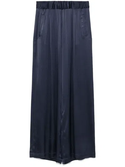 Semicouture Jhonny Trousers In Blue