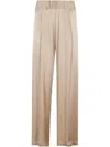 Semicouture Semi Couture Jhonny Wide-leg Trousers In Neutrals