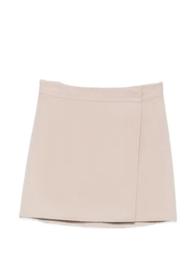 Semicouture June Wool Skirt In Pink