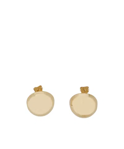 Semicouture Kaley Domed-design Earrings In Orange