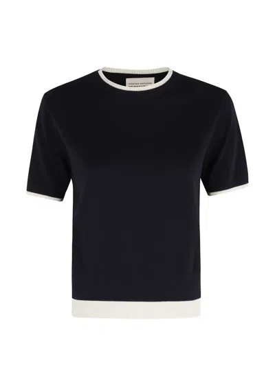 Semicouture Leya Round-neck T-shirt In Black