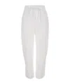 Semicouture Drawstring Trousers In White