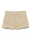 Semicouture Linen Shorts