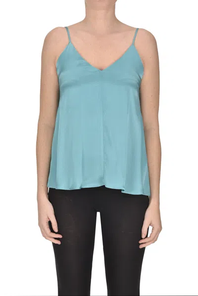 Semicouture Lingerie Top In Blue