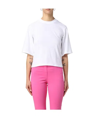 Semicouture Logo T-shirt In White