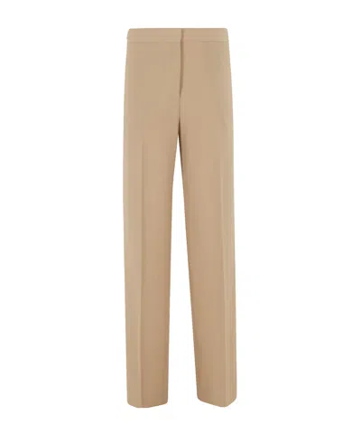 Semicouture Lolita Casual Pants In Neutral