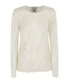 Semicouture Long-sleeved Blouse In White