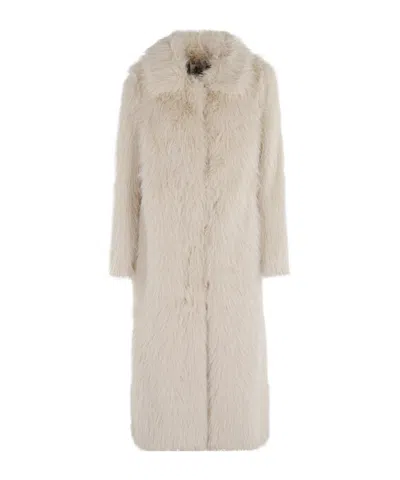 SEMICOUTURE LONG SLEEVES WITH FUR SIDE POCKETS