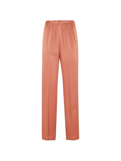 Semicouture Lucia Elasticated-waistband Trousers In Orange