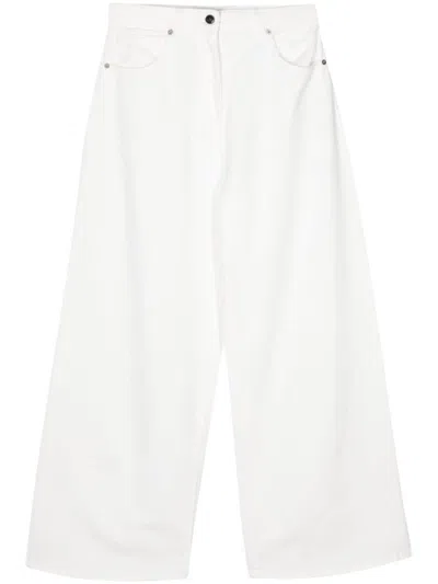 Semicouture Lucrezia Denim Jeans In White