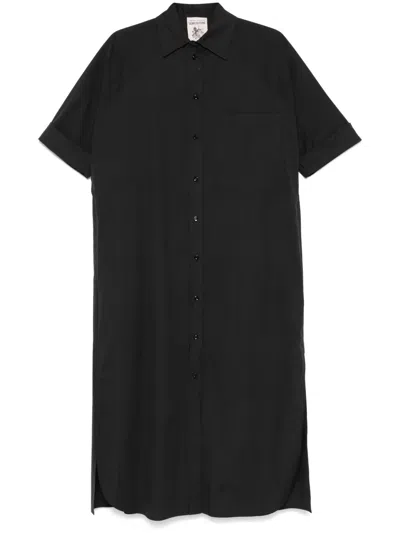 Semicouture Ludovica Maxi Dress In Black