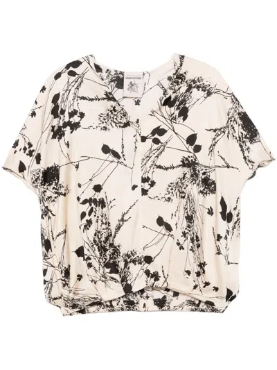 Semicouture Maddalena Blouse In 中性色
