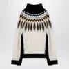 SEMICOUTURE SEMICOUTURE MADELINES WOOL BLEND TURTLENECK SWEATER